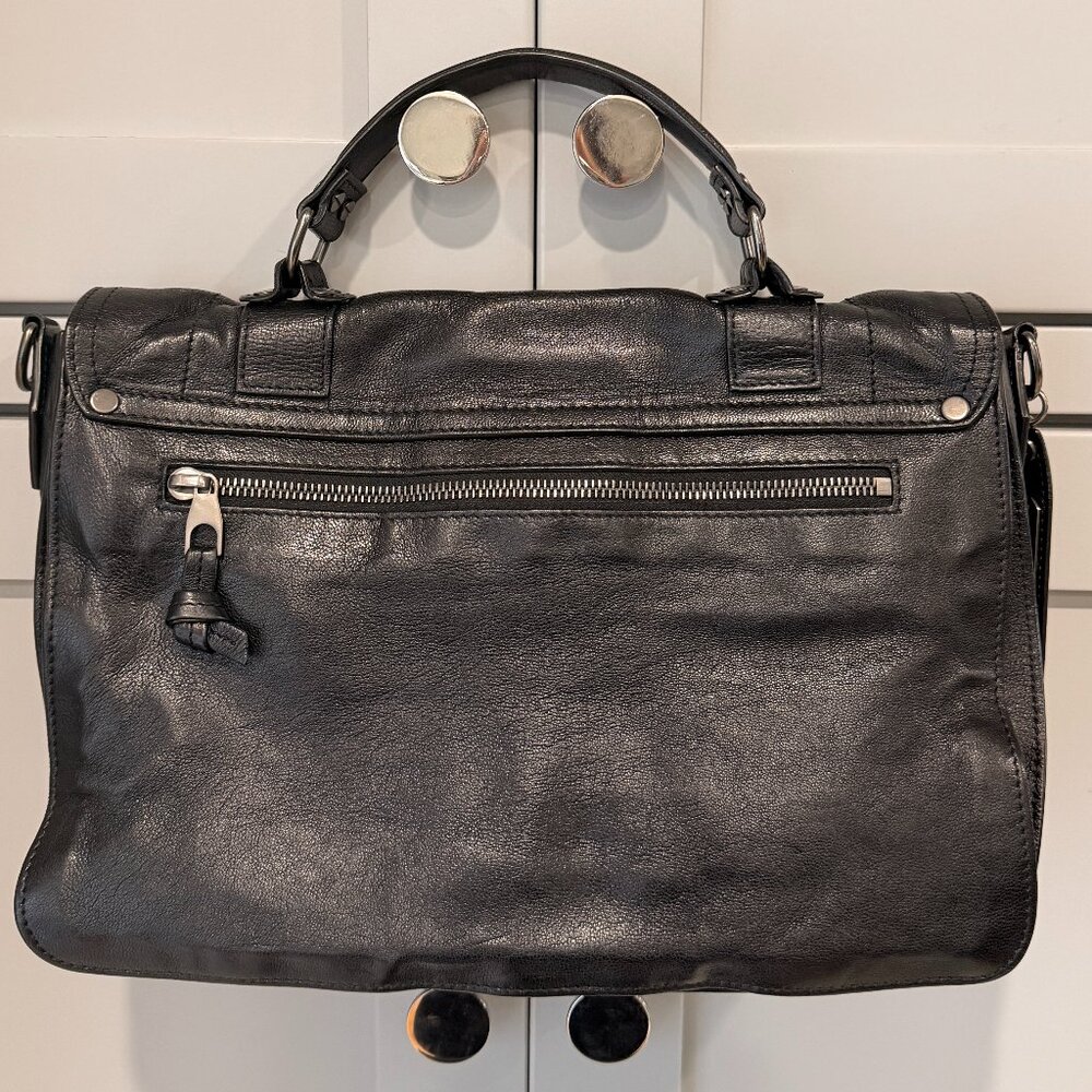 Authentic Proenza Schouler PS1 Medium Satchel – Black - Picture 2 of 16